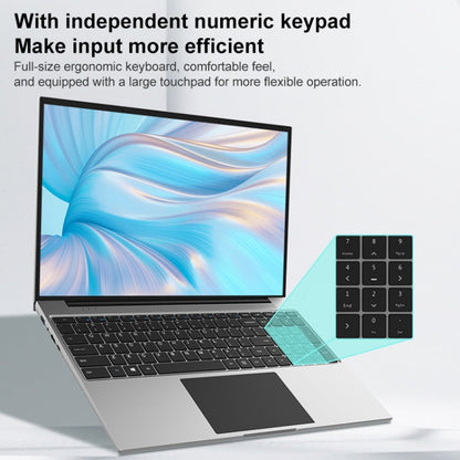 Jumper EZbook S7 Max Ordinateur portable 16 pouces, 16 Go+128 Go+512 Go, Windows 11 Intel Alder Lake N95 Quad Core, prise UE (gris)