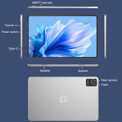 Jumper EZpad M10 Pro Tablet PC, 6GB+128GB, 10.36 inch Android 13 OS Unisoc T606 Octa Core Network: 4G, US Plug