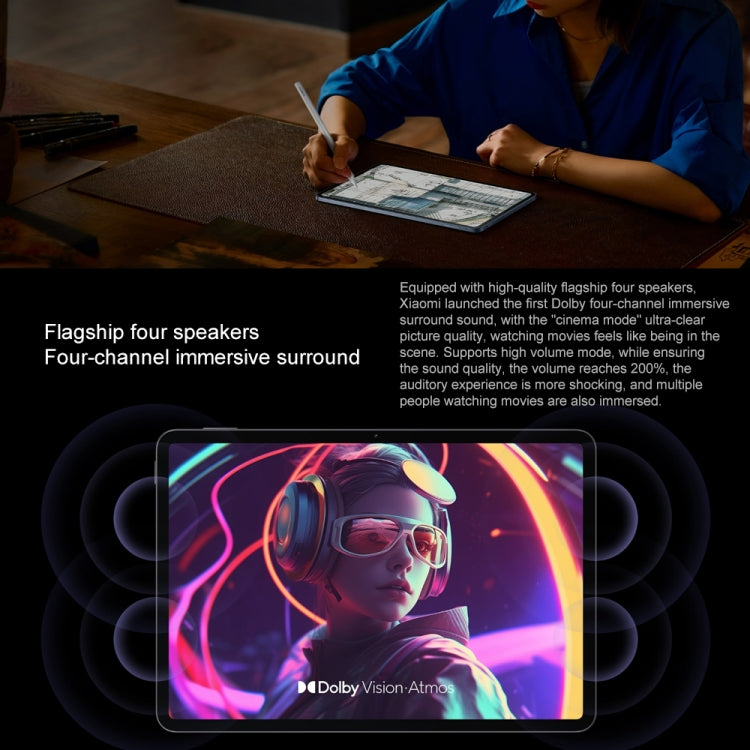 Xiaomi Pad 7 11.2 inch, 8GB+256GB, HyperOS 2 Qualcomm Snapdragon 7+ Gen3 Octa Core (Blue)