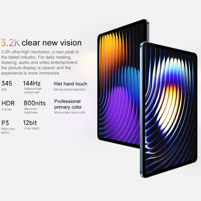 Xiaomi Pad 7 11.2 inch Soft Light Screen, 8GB+256GB, HyperOS 2 Qualcomm Snapdragon 7+ Gen3 Octa Core (Black)