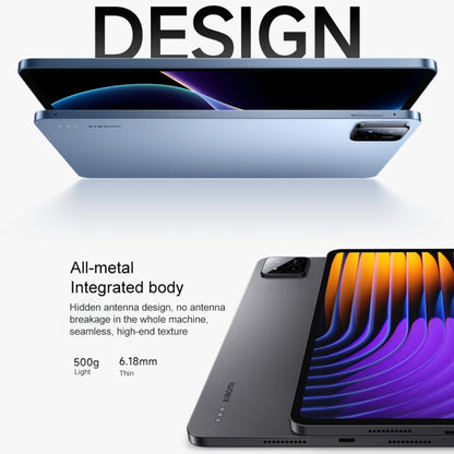 Xiaomi Pad 7 11.2 inch Soft Light Screen, 8GB+256GB, HyperOS 2 Qualcomm Snapdragon 7+ Gen3 Octa Core (Black)