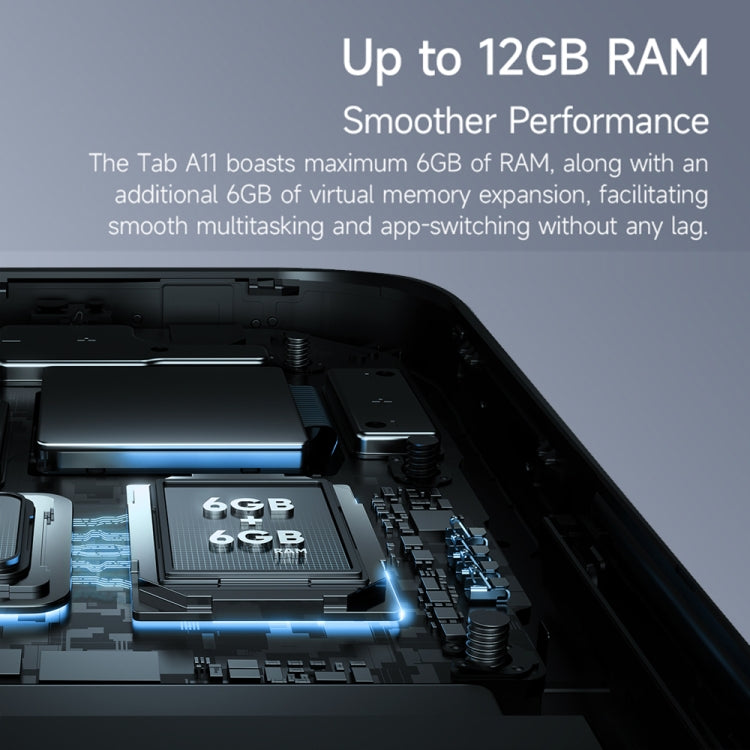 [HK Warehouse] Ulefone Tab A11 Tablet PC, 6GB+256GB, 11 inch Android 14 Unisoc T620 Octa Core 4G Network, EU Plug (Space Grey)