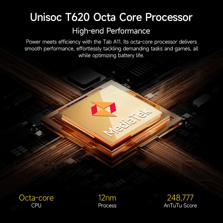 [HK Warehouse] Ulefone Tab A11 Tablet PC, 6GB+256GB, 11 inch Android 14 Unisoc T620 Octa Core 4G Network, EU Plug (Space Grey)