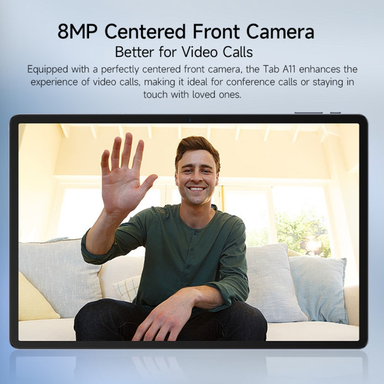 [HK Warehouse] Ulefone Tab A11 Tablet PC, 6GB+256GB, 11 inch Android 14 Unisoc T620 Octa Core 4G Network, EU Plug (Space Grey)