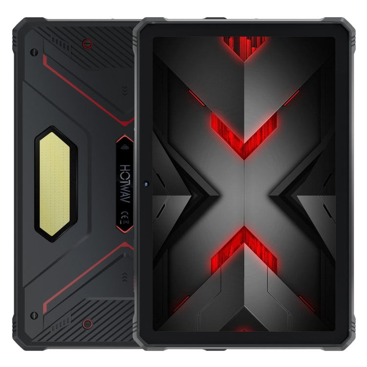 [Entrepôt HK] Tablette robuste HOTWAV Tab R9 Pro IP68/IP69K, 6 Go + 256 Go, Android 14 de 11 pouces, Unisoc T606 Octa Core, réseau 4G, version globale avec Google Play, prise UE (noir et rouge)