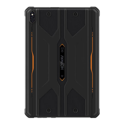 [HK Warehouse] Tablette robuste HOTWAV Tab R8 IP68/IP69K, 4 Go+128 Go, 10,1 pouces Android 14 Unisoc T606 Octa Core Réseau 4G, Version globale avec Google Play, Prise UE (Noir+Orange)