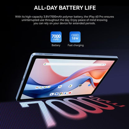 ALLDOCUBE iPlay 60 Pro 4G LTE Tablet PC, 6GB+128GB, 11 inch Android 14 MediaTek Helio G99 Octa Core Support Dual SIM (Dark Gray)