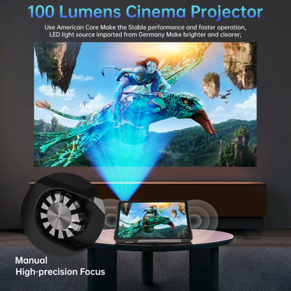 [HK Warehouse] Unihertz 8849 Tank Pad Tablet PC & Projecteur durci, 16 Go+512 Go, Android 14 Dimensity 8200 Octa Core 5G 10,95 pouces, prise UE (Noir)