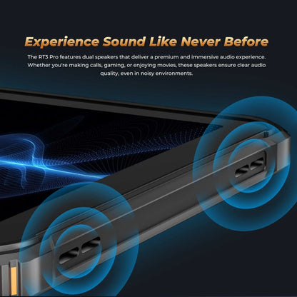 [HK Warehouse] OUKITEL RT3 Pro 4G Network IP68/IP69K Rugged Tablet, 4GB+128GB, 8.0 inch Android 14 MediaTek G81 Octa-Core Support Dual SIM, EU Plug (Black)