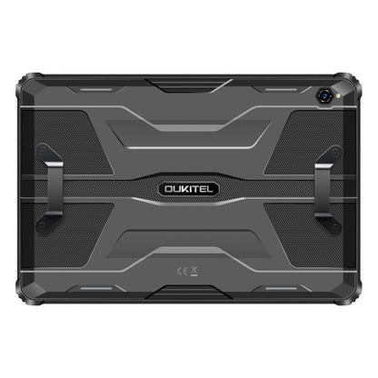 [HK Warehouse] OUKITEL RT9 4G Network IP68/IP69K Rugged Tablet, 6GB+256GB, 10.1 inch Android 14 Unisoc T606 Octa-Core Support Dual SIM, EU Plug (Black)