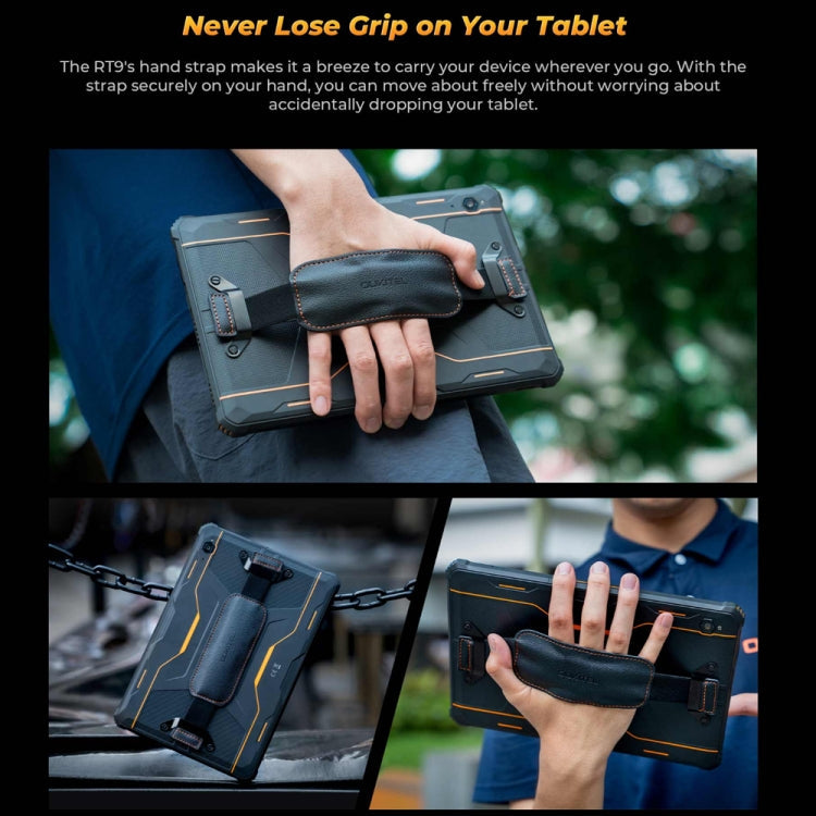 [HK Warehouse] OUKITEL RT9 4G Network IP68/IP69K Rugged Tablet, 6GB+256GB, 10.1 inch Android 14 Unisoc T606 Octa-Core Support Dual SIM, EU Plug (Black)