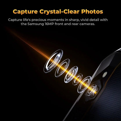 [HK Warehouse] OUKITEL RT9 4G Network IP68/IP69K Rugged Tablet, 6GB+256GB, 10.1 inch Android 14 Unisoc T606 Octa-Core Support Dual SIM, EU Plug (Black)