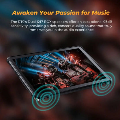 [HK Warehouse] OUKITEL RT9 4G Network IP68/IP69K Rugged Tablet, 6GB+256GB, 10.1 inch Android 14 Unisoc T606 Octa-Core Support Dual SIM, EU Plug (Orange)