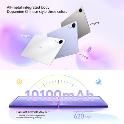 Honor Pad V9 WiFi Tablet PC, 11.5 inch 8GB+256GB MagicOS 9.0 Dimensity 8350 Ultra Octa Core (Grey)