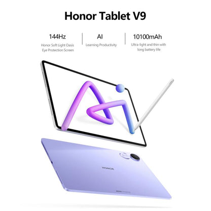 Honor Pad V9 Soft Light Screen WiFi Tablet PC, 11.5 inch 8GB+256GB MagicOS 9.0 Dimensity 8350 Ultra Octa Core (Purple)