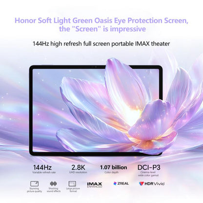 Honor Pad V9 Soft Light Screen WiFi Tablet PC, 11.5 inch 8GB+256GB MagicOS 9.0 Dimensity 8350 Ultra Octa Core (Purple)