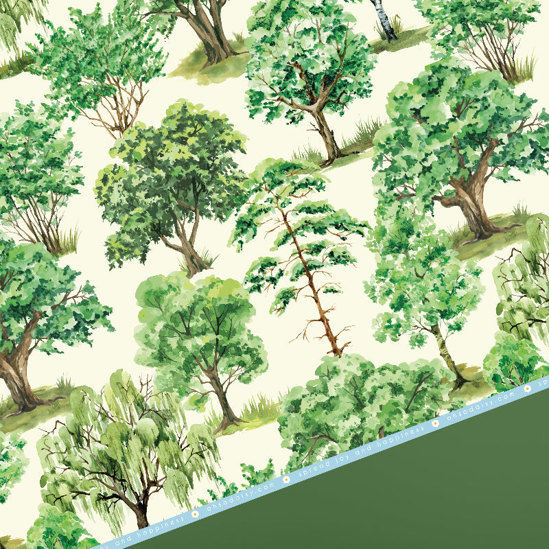WOODLAND GROVE GIFT WRAP SHEET
