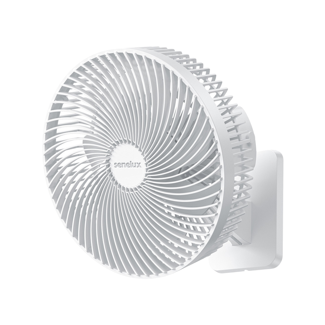 Senelux 10 Inch Wall Fan- Great Home Cooling For Bedrooms, Living Rooms and Kitchen Cooling
