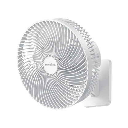 Senelux 10 Inch Wall Fan- Great Home Cooling For Bedrooms, Living Rooms and Kitchen Cooling