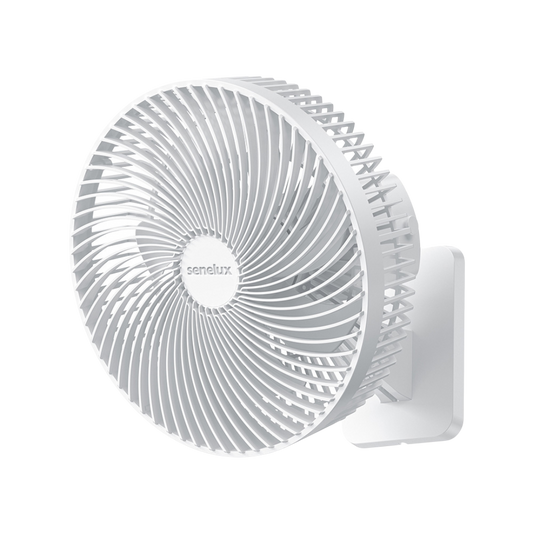 Senelux 10 Inch Wall Fan- Great Home Cooling For Bedrooms, Living Rooms and Kitchen Cooling