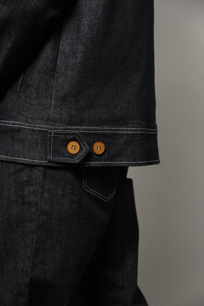 Turner Long Sleeve Shacket - Denim Stay Blue