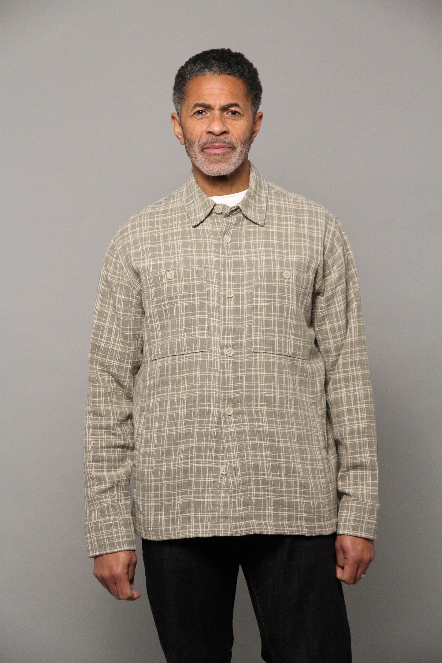 Seaton Overshirt - Khaki Stone