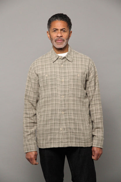 Seaton Overshirt - Khaki Stone