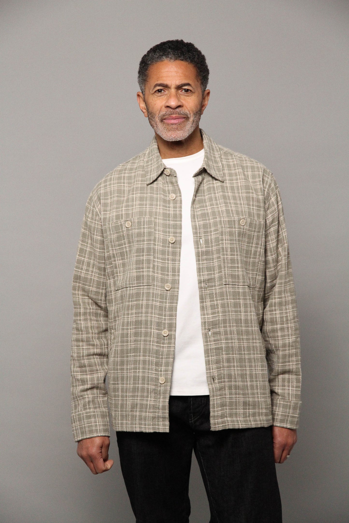 Seaton Overshirt - Khaki Stone