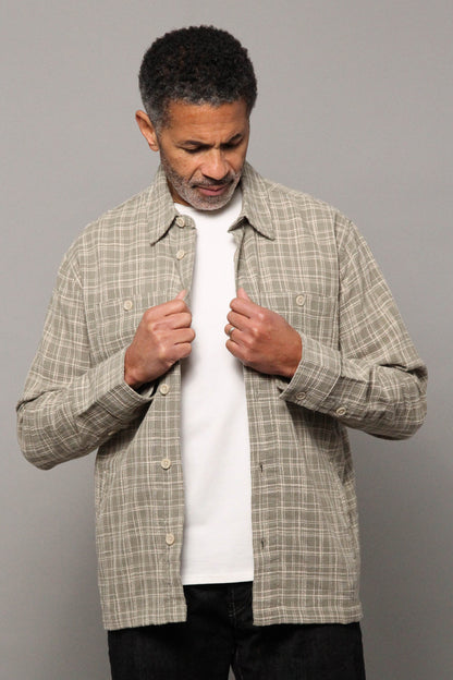 Seaton Overshirt - Khaki Stone