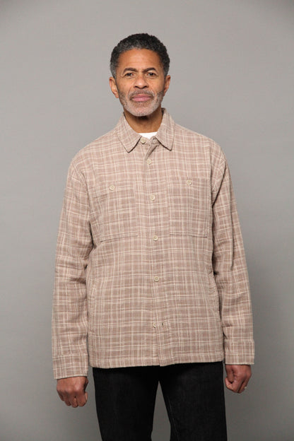 Seaton Overshirt - Stone Ecru