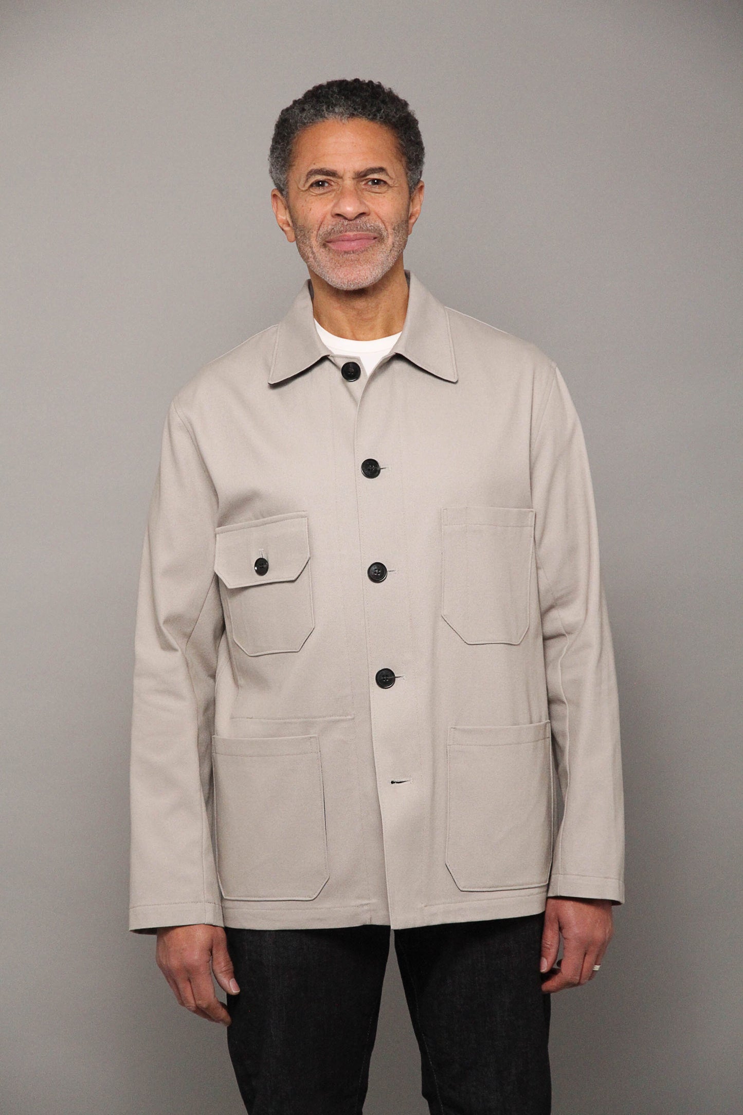 James Four Pocket Jacket - Showerproof Putty