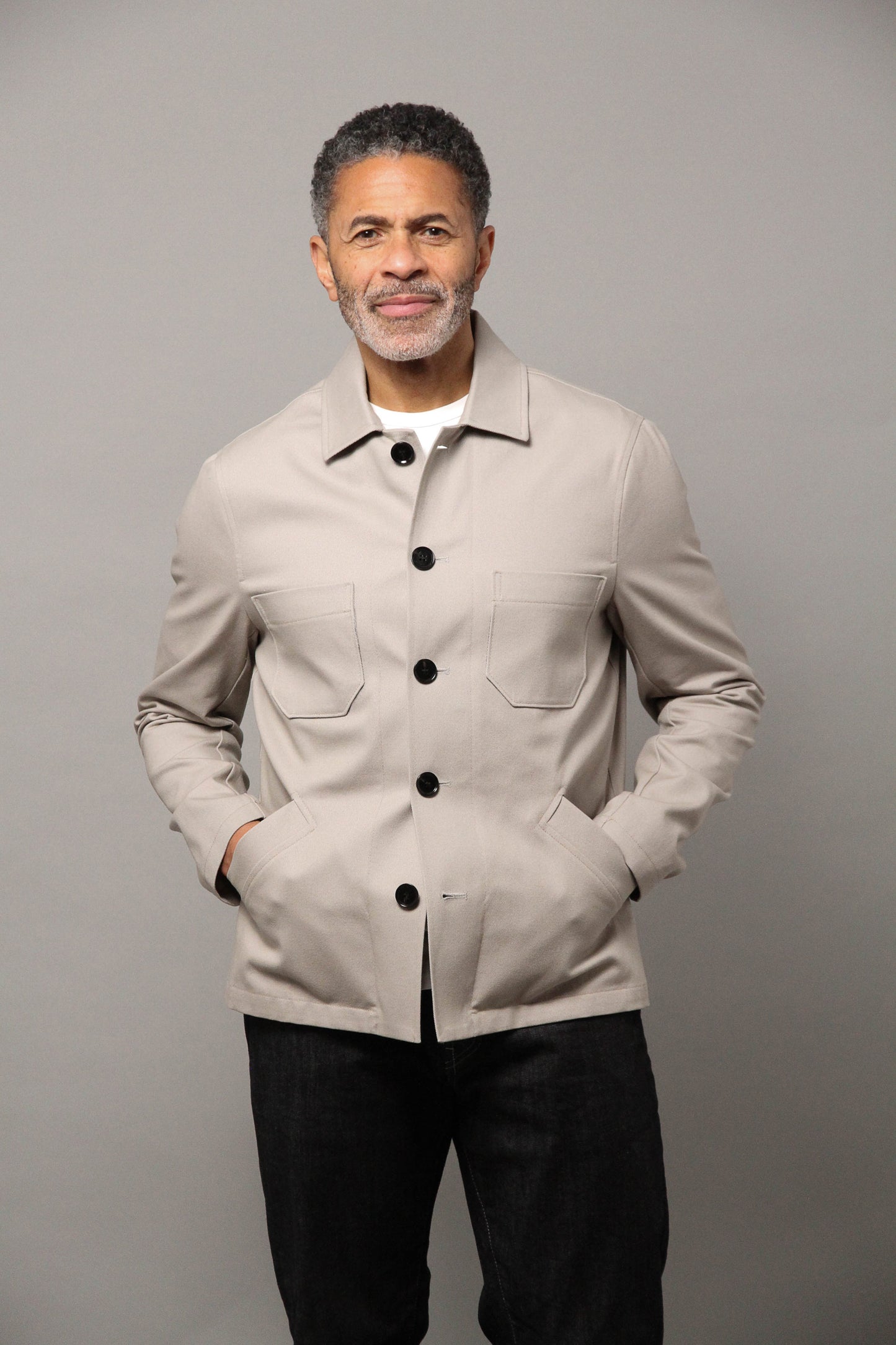 Marchant Unlined Shacket - Showerproof Putty