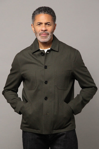 Marchant Unlined Shacket - Showerproof Olive