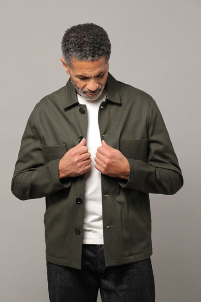 Marchant Unlined Shacket - Showerproof Olive