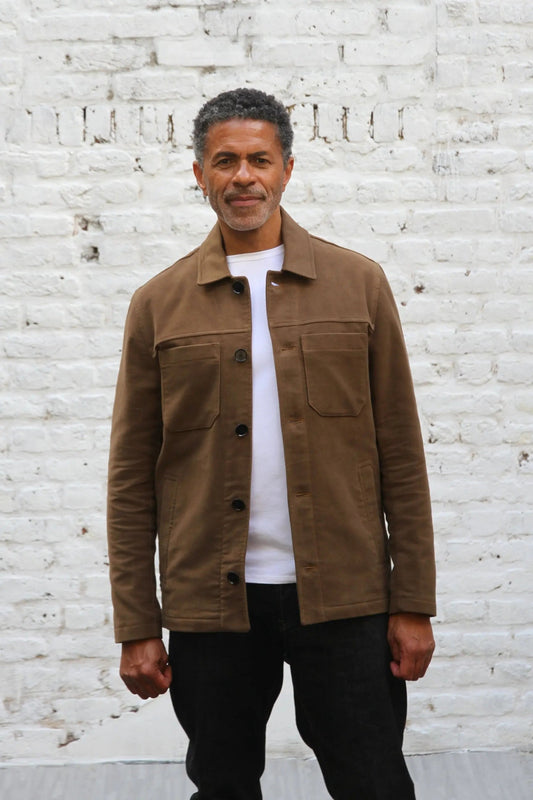 Wilkes Shacket - Camel Moleskin