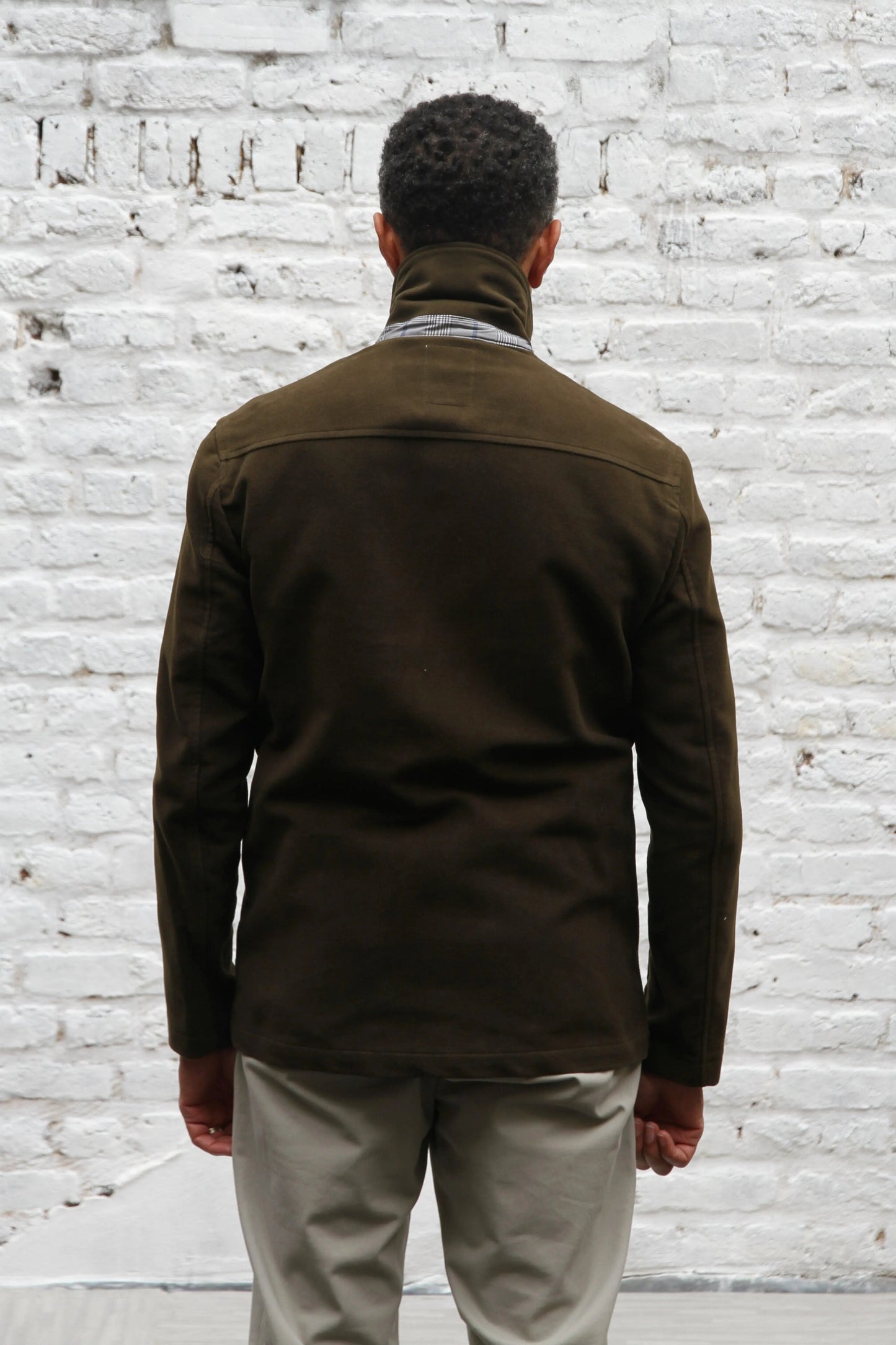 Wilkes Shacket - Olive Moleskin