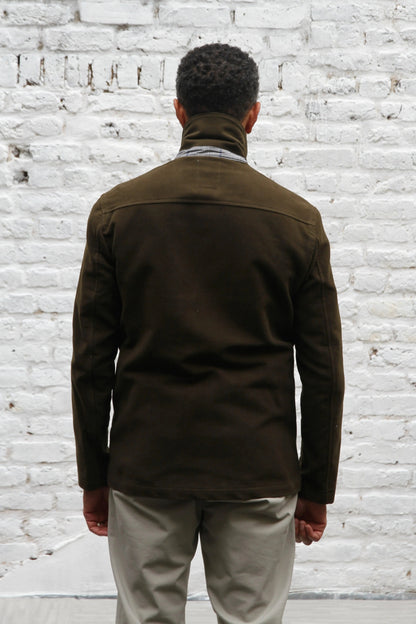 Wilkes Shacket - Olive Moleskin