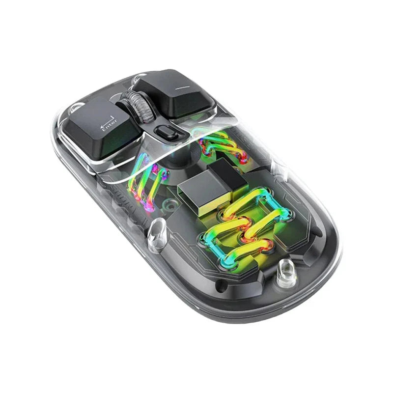 Souris sans fil Bluetooth / USB Design transparent VD-MS010