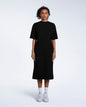 Pleated Waist Organic T-Shirt Dress