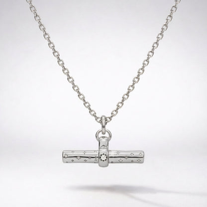 Wren T-Bar Necklace | 925 Sterling Silver