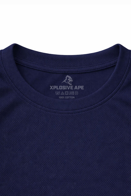 XAPE Classic Badge Logo X Tech Tee - Navy