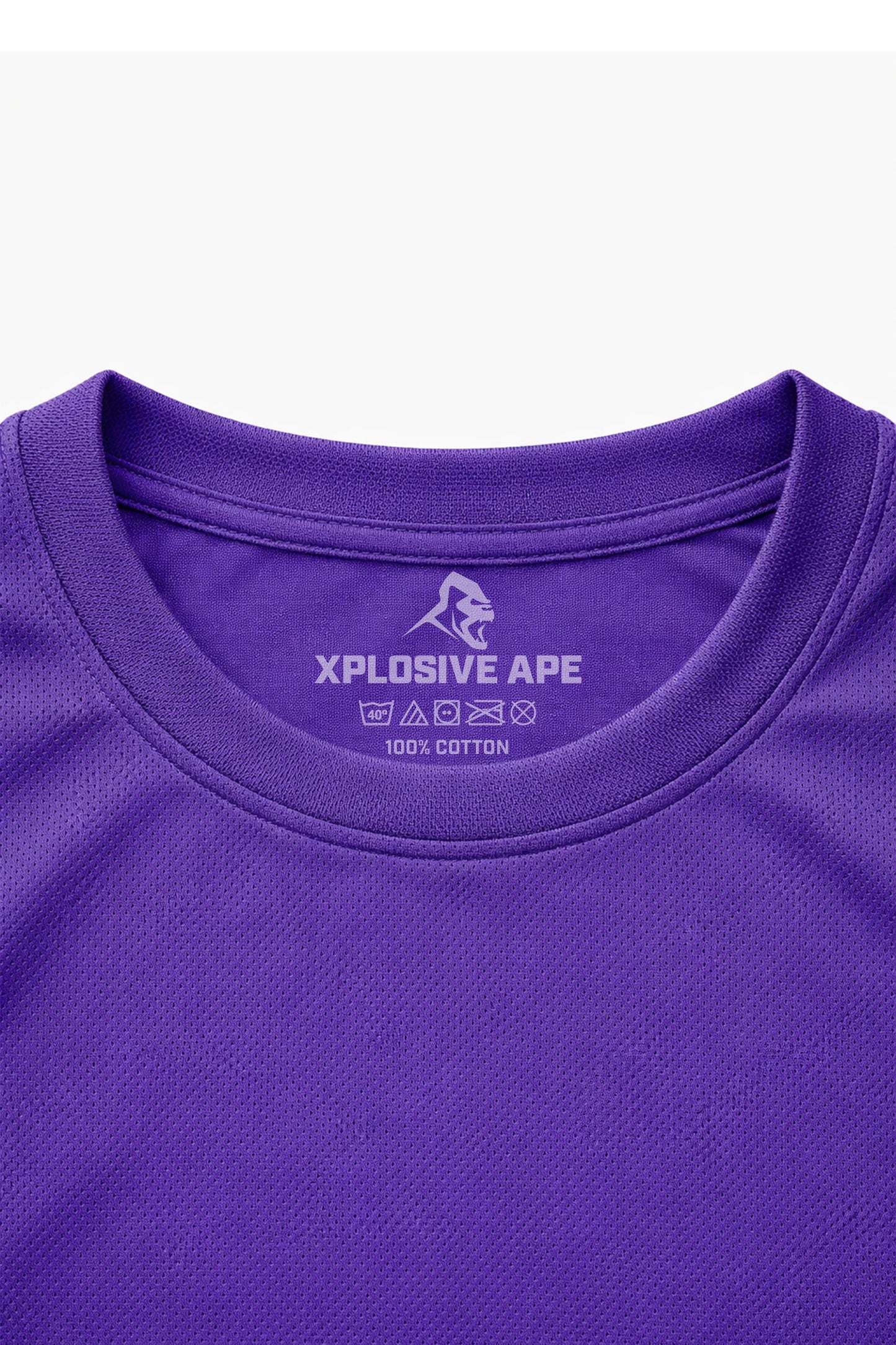 XAPE Classic Badge Logo X Tech Tee - Purple