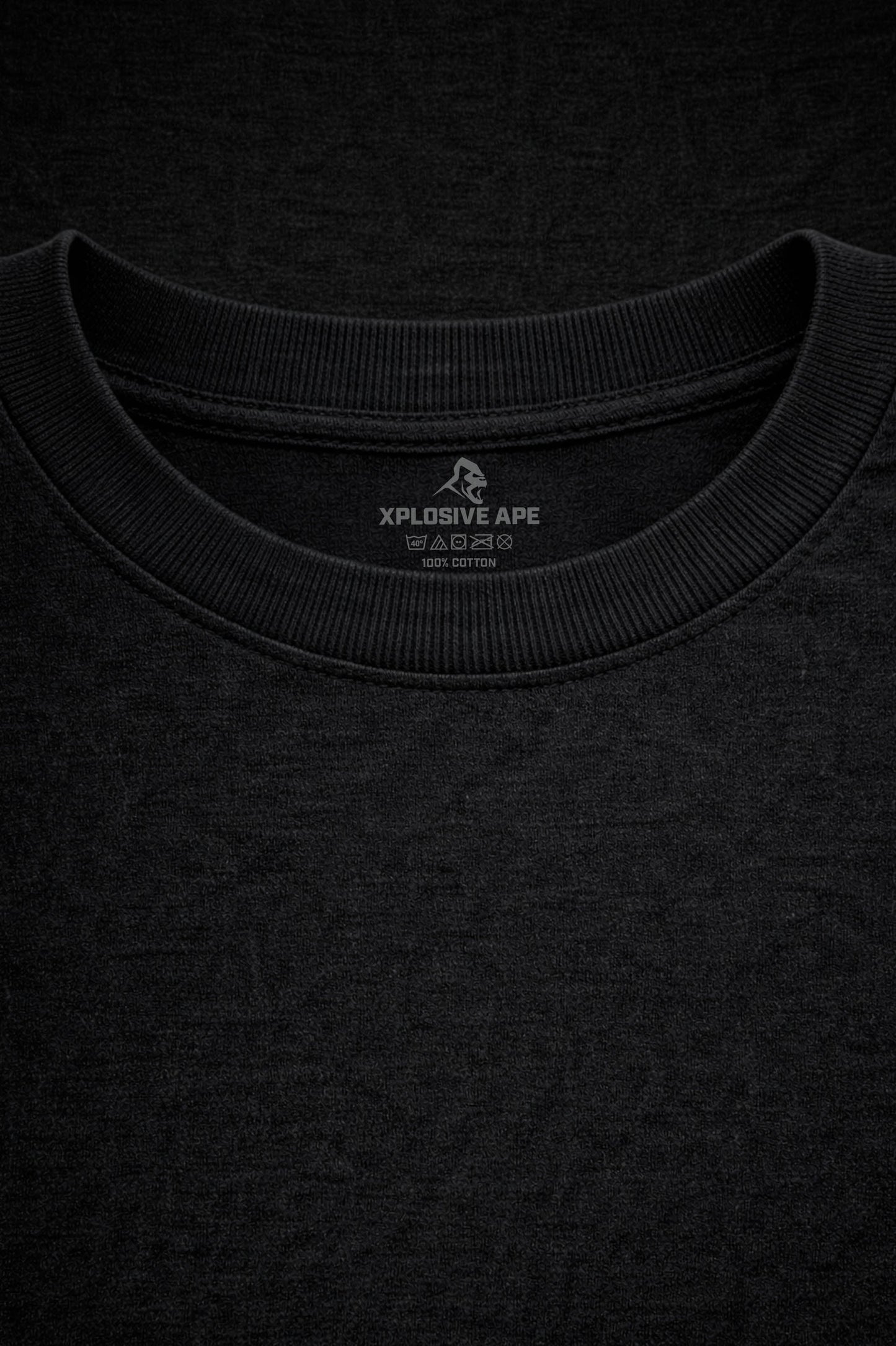 T-shirt à logo XAPE Classic Stencil - Noir