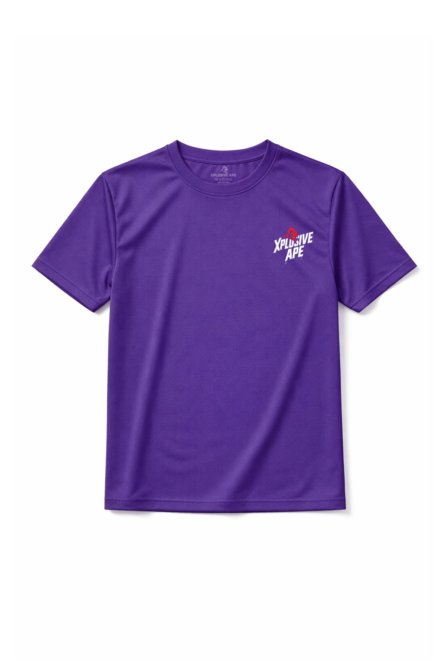 T-shirt technique à logo pochoir classique XAPE - Violet
