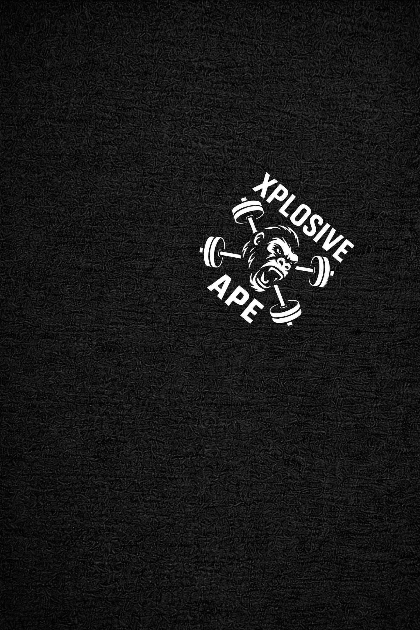 T-shirt XAPE Dumbbell Sigil – Noir