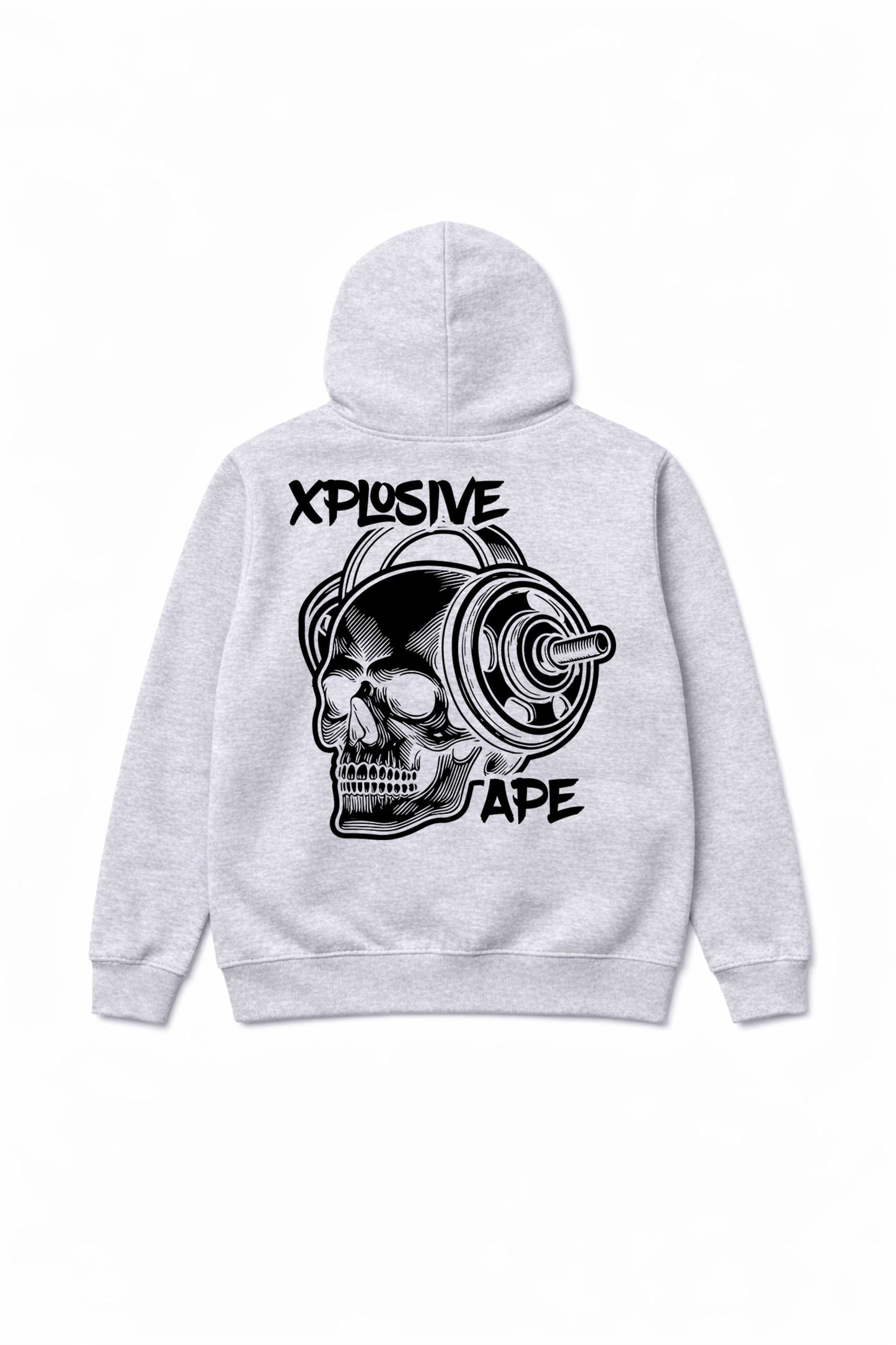 Sweat à capuche XAPE Headcheese - Gris chiné