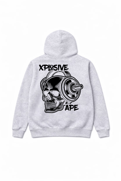Sweat à capuche XAPE Headcheese - Gris chiné