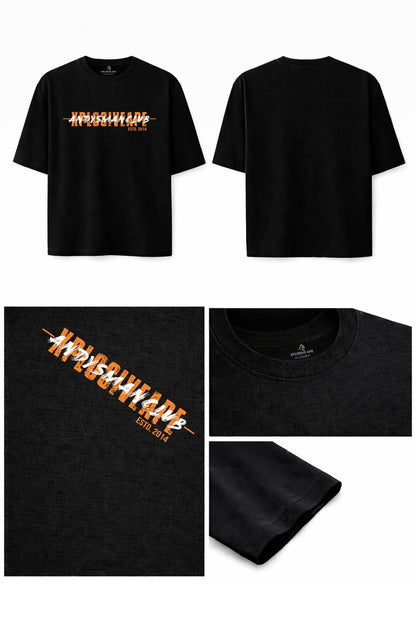 T-shirt surdimensionné XAPE X AMC Crossover – Noir