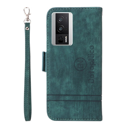 For Xiaomi Redmi K60 / K60 Pro / Poco F5 Pro BETOPNICE Dual-side Buckle Leather Phone Case (Green)