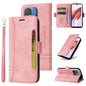 For Xiaomi Poco C55 / Redmi 11A 4G Global BETOPNICE Dual-side Buckle Leather Phone Case (Pink)